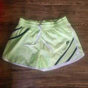 Fila neon running shorts Size Small